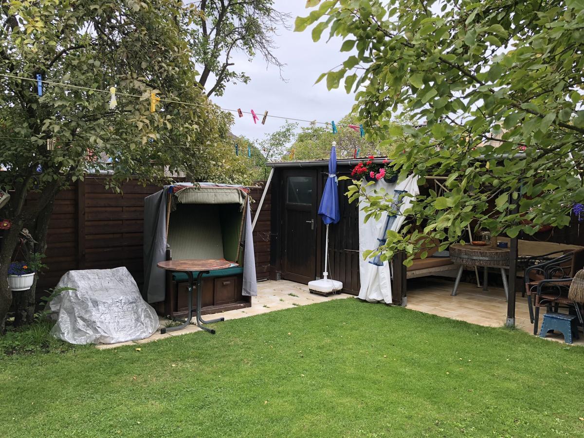 Ferienwohnung Mit Garten Wieck Esterno foto